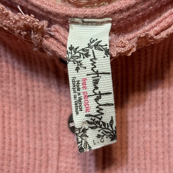 FREE PEOPLE INTIMATELY FREE NWT Smoke Rose Ribbed Crop Tank Top - Picture 4 of 6